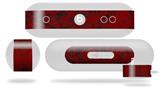 Decal Style Wrap Skin fits Beats Pill Plus Folder Doodles Red Dark (BEATS PILL NOT INCLUDED)