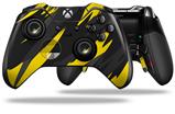 Jagged Camo Yellow - Decal Style Skin fits Microsoft XBOX One ELITE Wireless Controller