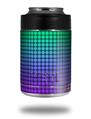 Skin Decal Wrap for Yeti Colster, Ozark Trail and RTIC Can Coolers - Faded Dots Purple Green (COOLER NOT INCLUDED)