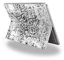 Folder Doodles White - Decal Style Vinyl Skin fits Microsoft Surface Pro 4 (SURFACE NOT INCLUDED)