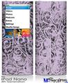 iPod Nano 4G Skin - Folder Doodles Lavender