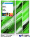 iPod Nano 4G Skin - Paint Blend Green