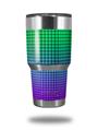 WraptorSkinz Skin Wrap compatible with RTIC 30oz ORIGINAL 2017 AND OLDER Tumblers Faded Dots Purple Green (TUMBLER NOT INCLUDED)