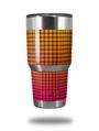 WraptorSkinz Skin Wrap compatible with RTIC 30oz ORIGINAL 2017 AND OLDER Tumblers Faded Dots Hot Pink Orange (TUMBLER NOT INCLUDED)