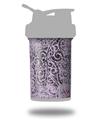 Decal Style Skin Wrap works with Blender Bottle 22oz ProStak Folder Doodles Lavender (BOTTLE NOT INCLUDED)