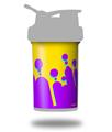 Decal Style Skin Wrap works with Blender Bottle 22oz ProStak Drip Purple Yellow Teal (BOTTLE NOT INCLUDED)