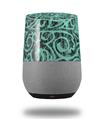Decal Style Skin Wrap for Google Home Original - Folder Doodles Seafoam Green (GOOGLE HOME NOT INCLUDED)