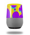 Decal Style Skin Wrap for Google Home Original - Drip Purple Yellow Teal (GOOGLE HOME NOT INCLUDED)