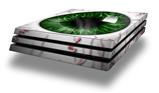 Vinyl Decal Skin Wrap compatible with Sony PlayStation 4 Pro Console Eyeball Green Dark (PS4 NOT INCLUDED)