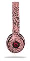 WraptorSkinz Skin Decal Wrap compatible with Beats Solo 2 and Solo 3 Wireless Headphones Folder Doodles Pink (HEADPHONES NOT INCLUDED)