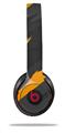 WraptorSkinz Skin Decal Wrap compatible with Beats Solo 2 and Solo 3 Wireless Headphones Jagged Camo Orange (HEADPHONES NOT INCLUDED)