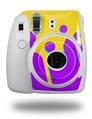 WraptorSkinz Skin Decal Wrap compatible with Fujifilm Mini 8 Camera Drip Purple Yellow Teal (CAMERA NOT INCLUDED)