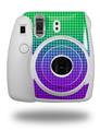 WraptorSkinz Skin Decal Wrap compatible with Fujifilm Mini 8 Camera Faded Dots Purple Green (CAMERA NOT INCLUDED)