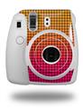 WraptorSkinz Skin Decal Wrap compatible with Fujifilm Mini 8 Camera Faded Dots Hot Pink Orange (CAMERA NOT INCLUDED)