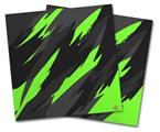 Vinyl Craft Cutter Designer 12x12 Sheets Jagged Camo Neon Green - 2 Pack