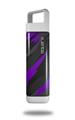 Skin Decal Wrap for Clean Bottle Square Titan Plastic 25oz Jagged Camo Purple (BOTTLE NOT INCLUDED)