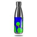 Skin Decal Wrap for RTIC Water Bottle 17oz Drip Blue Green Red (BOTTLE NOT INCLUDED)