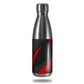 Skin Decal Wrap for RTIC Water Bottle 17oz Jagged Camo Red (BOTTLE NOT INCLUDED)