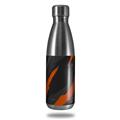 Skin Decal Wrap for RTIC Water Bottle 17oz Jagged Camo Burnt Orange (BOTTLE NOT INCLUDED)