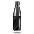 Skin Decal Wrap for RTIC Water Bottle 17oz Jagged Camo Black (BOTTLE NOT INCLUDED)