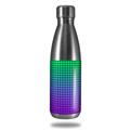 Skin Decal Wrap for RTIC Water Bottle 17oz Faded Dots Purple Green (BOTTLE NOT INCLUDED)