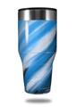 Skin Decal Wrap for Walmart Ozark Trail Tumblers 40oz - Paint Blend Blue (TUMBLER NOT INCLUDED) by WraptorSkinz