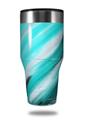 Skin Decal Wrap for Walmart Ozark Trail Tumblers 40oz - Paint Blend Teal (TUMBLER NOT INCLUDED) by WraptorSkinz