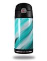 Skin Decal Wrap for Thermos Funtainer 12oz Bottle Paint Blend Teal (BOTTLE NOT INCLUDED) by WraptorSkinz