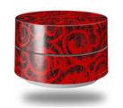 Skin Decal Wrap for Google WiFi Original Folder Doodles Red (GOOGLE WIFI NOT INCLUDED)