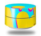 Skin Decal Wrap for Google WiFi Original Drip Yellow Teal Pink (GOOGLE WIFI NOT INCLUDED)