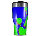 WraptorSkinz Skin Wrap compatible with 2017 and newer RTIC Tumblers 30oz Drip Blue Green Red (TUMBLER NOT INCLUDED)