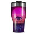 WraptorSkinz Skin Wrap compatible with 2017 and newer RTIC Tumblers 30oz Synth Beach (TUMBLER NOT INCLUDED)