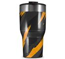 WraptorSkinz Skin Wrap compatible with 2017 and newer RTIC Tumblers 30oz Jagged Camo Orange (TUMBLER NOT INCLUDED)