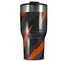 WraptorSkinz Skin Wrap compatible with 2017 and newer RTIC Tumblers 30oz Jagged Camo Burnt Orange (TUMBLER NOT INCLUDED)