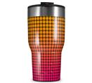 WraptorSkinz Skin Wrap compatible with 2017 and newer RTIC Tumblers 30oz Faded Dots Hot Pink Orange (TUMBLER NOT INCLUDED)