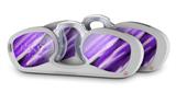 Decal Style Vinyl Skin Wrap 2 Pack for Nooz Glasses Rectangle Case Paint Blend Purple (NOOZ NOT INCLUDED) by WraptorSkinz