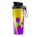 Skin Wrap Decal for IceShaker 2nd Gen 26oz Drip Purple Yellow Teal (SHAKER NOT INCLUDED)