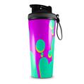 Skin Wrap Decal for IceShaker 2nd Gen 26oz Drip Teal Pink Yellow (SHAKER NOT INCLUDED)