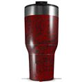 Skin Wrap Decal for 2017 RTIC Tumblers 40oz Folder Doodles Red Dark (TUMBLER NOT INCLUDED)