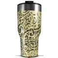 Skin Wrap Decal for 2017 RTIC Tumblers 40oz Folder Doodles Yellow Sunshine (TUMBLER NOT INCLUDED)