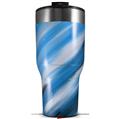 Skin Wrap Decal for 2017 RTIC Tumblers 40oz Paint Blend Blue (TUMBLER NOT INCLUDED)