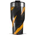 Skin Wrap Decal for 2017 RTIC Tumblers 40oz Jagged Camo Orange (TUMBLER NOT INCLUDED)