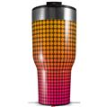 Skin Wrap Decal for 2017 RTIC Tumblers 40oz Faded Dots Hot Pink Orange (TUMBLER NOT INCLUDED)