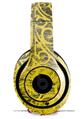 WraptorSkinz Skin Decal Wrap compatible with Beats Studio 2 and 3 Wired and Wireless Headphones Folder Doodles Yellow Skin Only (HEADPHONES NOT INCLUDED)