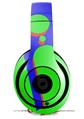 WraptorSkinz Skin Decal Wrap compatible with Beats Studio 2 and 3 Wired and Wireless Headphones Drip Blue Green Red Skin Only (HEADPHONES NOT INCLUDED)