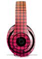 WraptorSkinz Skin Decal Wrap compatible with Beats Studio 2 and 3 Wired and Wireless Headphones Faded Dots Hot Pink Orange Skin Only (HEADPHONES NOT INCLUDED)
