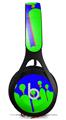 WraptorSkinz Skin Decal Wrap compatible with Beats EP Headphones Drip Blue Green Red Skin Only HEADPHONES NOT INCLUDED