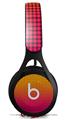WraptorSkinz Skin Decal Wrap compatible with Beats EP Headphones Faded Dots Hot Pink Orange Skin Only HEADPHONES NOT INCLUDED