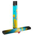 Skin Decal Wrap 2 Pack for Juul Vapes Drip Yellow Teal Pink JUUL NOT INCLUDED