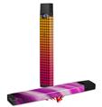 Skin Decal Wrap 2 Pack for Juul Vapes Faded Dots Hot Pink Orange JUUL NOT INCLUDED